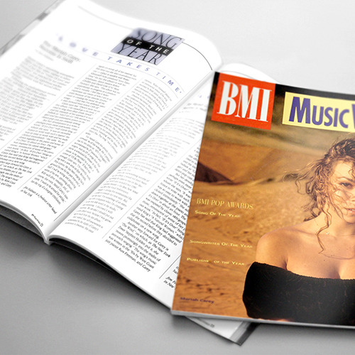 Mariah Carey - BMI MusicWorld Magazine - Summer 1992