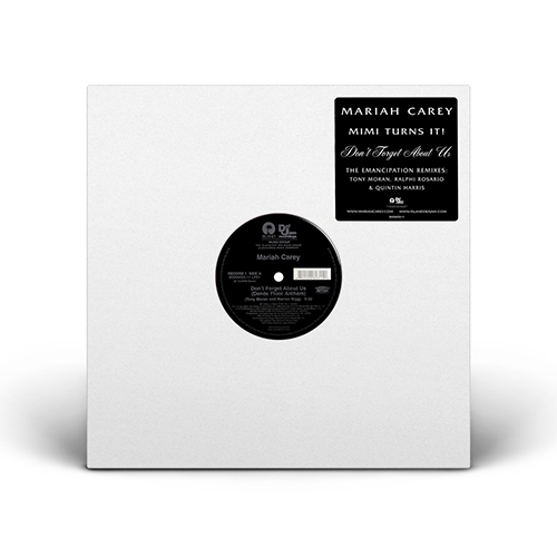 Mariah Carey - Don't Forget About Us - 2X 12" Vinyl (United States)