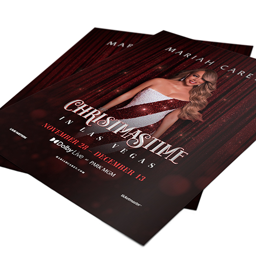 Mariah Carey - Mariah Carey's Christmastime in Las Vegas - Publicity Material